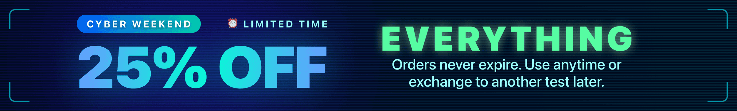 Cyber Weekend Banner