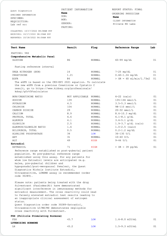 Blood type test for A,B,O. Check your blood type near you. Next Day